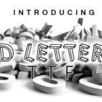 3D Letters Font - Featured Image