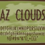 AZ Clouds Font - Featured Image