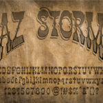 AZ Storm Font - Featured Image