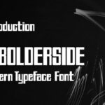 A Bolderside Font - Featured Image