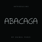 Abacaga Font - Featured Image