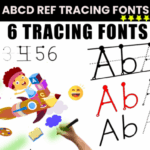 Abcd Ref Alphabet Tracing Pack Font - Featured Image