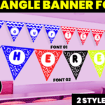 Abcd Ref Triangle Banner4 Font - Featured Image
