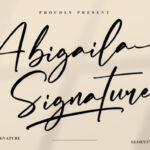 Abigaila Signature Font - Featured Image