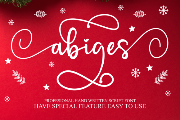 Abiges Font - Featured Image