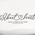 About Heart Font - Featured Image