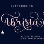 Abrista Font - Featured Image