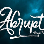Abrupt Font - Featured Image