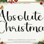 Absolute Christmas Font - Featured Image