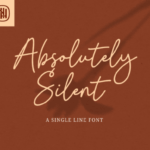 Absolutely Silent Font - Featured Image