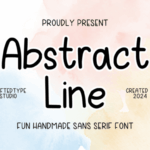 Abstract Line Font - Featured Image