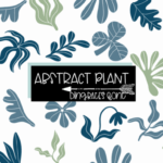 Abstract Plants Font - Featured Image