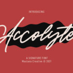 Accolyter Font - Featured Image