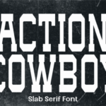 Action Cowboy Font - Featured Image