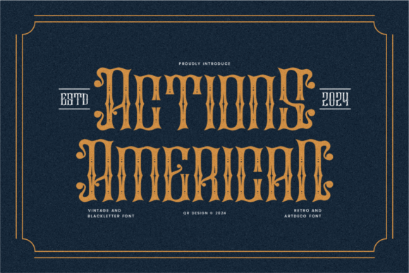 Actions American Font - Featured Image