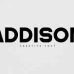 Addison Font - Featured Image