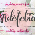 Adefebia Font - Featured Image