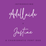 Adellaide X Justine Duo Font - Featured Image