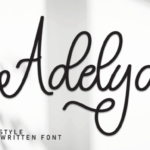 Adelya Font - Featured Image