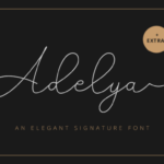 Adelya Font - Featured Image