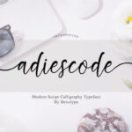 Adiescode Script Font - Featured Image