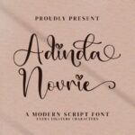 Adinda Novrie Font - Featured Image