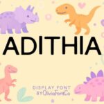 Adithia Font - Featured Image