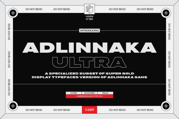 Adlinnaka Ultra Font - Featured Image