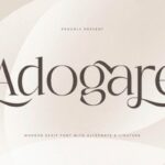 Adogare Font - Featured Image