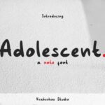 Adolescent Font - Featured Image