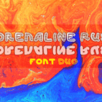 Adrenaline Rush Font - Featured Image