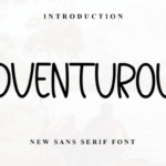 Adventurous Font - Featured Image