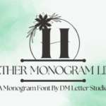 Aether Monogram Line Font - Featured Image