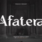 Afatera Font - Featured Image
