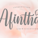 Afintha Font - Featured Image