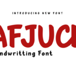 Afjuck Font - Featured Image