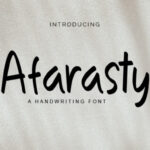 Afrasty Font - Featured Image