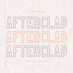 Afterclap Outline Edition Font - Featured Image