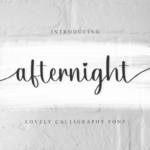 Afternight Font - Featured Image