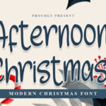 Afternoon Christmas Font - Featured Image