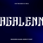 Agalenn Font - Featured Image