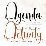 Agenda Activity Font - Featured Image