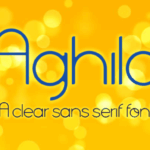Aghila Font - Featured Image
