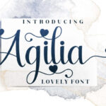 Agilia Font - Featured Image