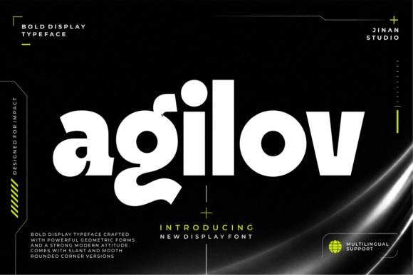 Agilov Font - Featured Image