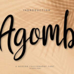 Agomb Font - Featured Image