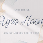 Agus Hasny Font - Featured Image