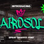 Airosol Spray Graffiti Font - Featured Image