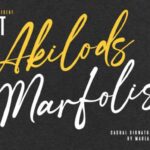 Akilods Marfolis Font - Featured Image