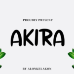 Akira Font - Featured Image